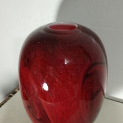 MACORA - KROSNO POLAND GLASS VASE 7" 