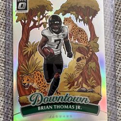2025 Panini Donruss Optic Downtown- Brian Thomas Jr. #2 Jaguars!
