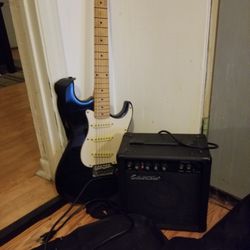 Electric Guitar And Amp