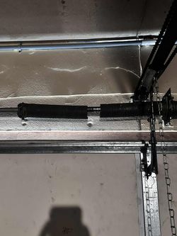 Spring garage door