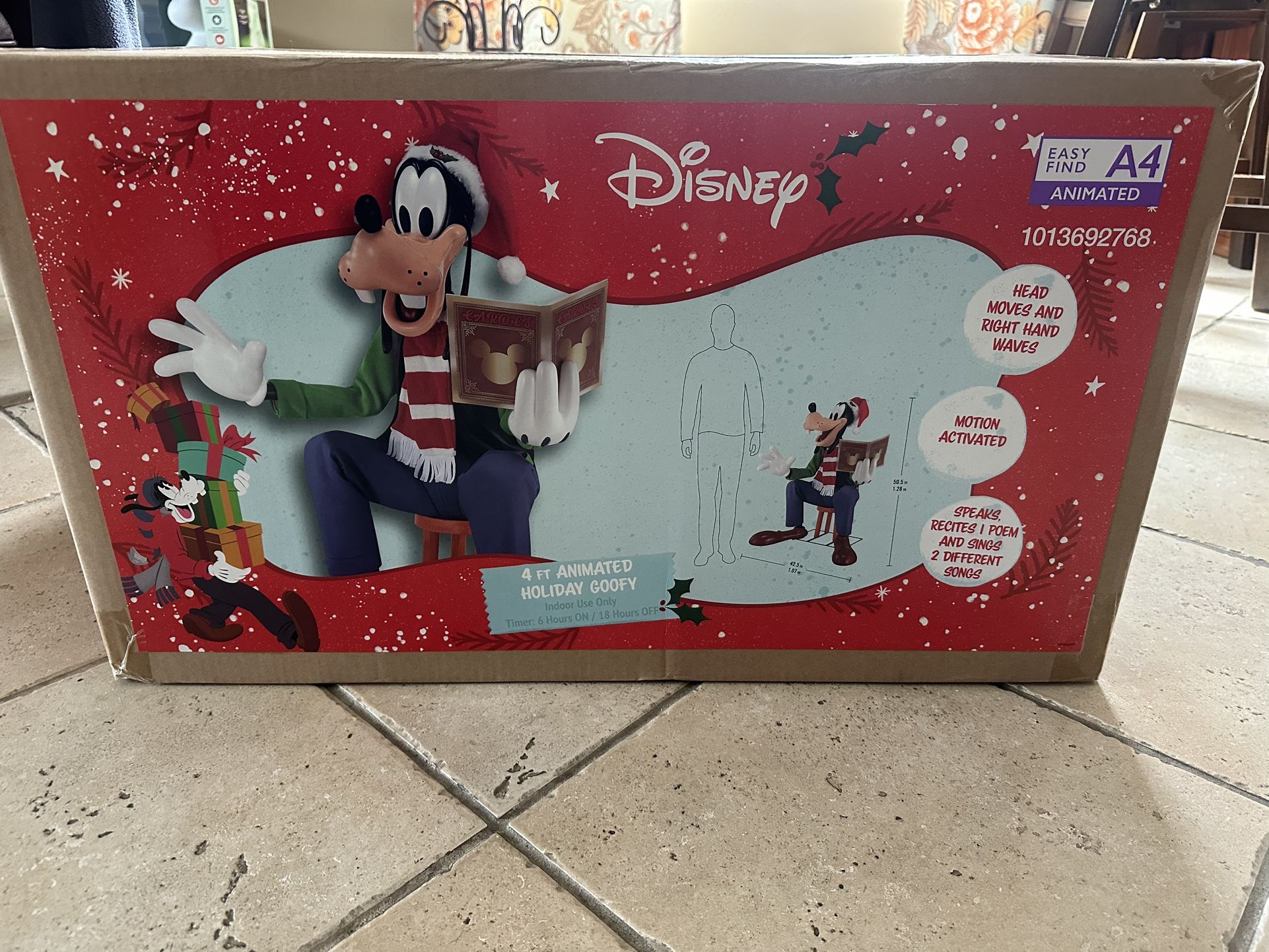 4 ft. Animated Holiday Goofy