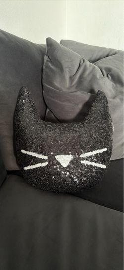 Pottery barn kids cat pillow