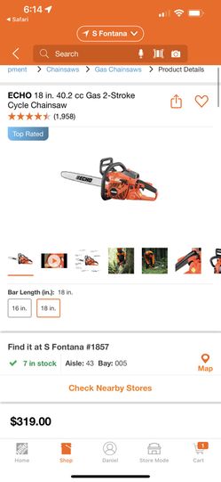 Echo Chainsaw!!