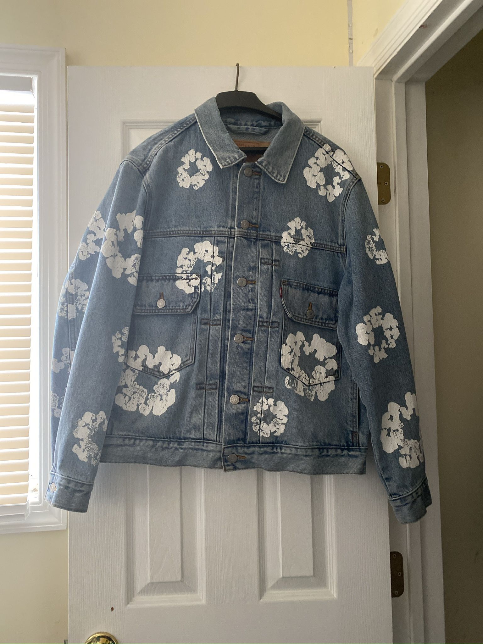 DENIM TEARS × Levi Denim Jacket Light Wash Wreath Type 2