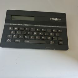 vintage Franklin Computer Spelling Ace is a collectible handheld electronic spelling corrector