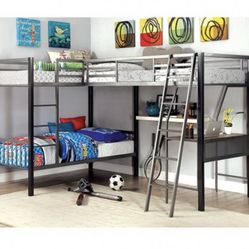 Triple Twin Bunk Bed (Free Delivery)