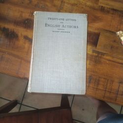 25 Letters On English Authors By Mary Fisher 