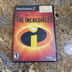 The Incredibles PS2 PlayStation 2 - Game & Case