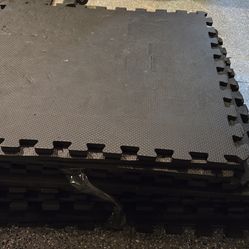 16x 2'x2' GYM FOAM RUBBER PUZZLE MATS FLOORING WEIGHTS LIFTING MAT