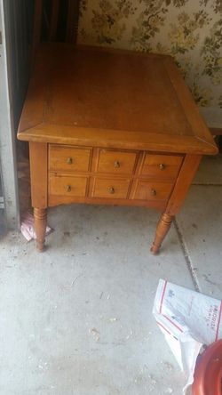 antique side table