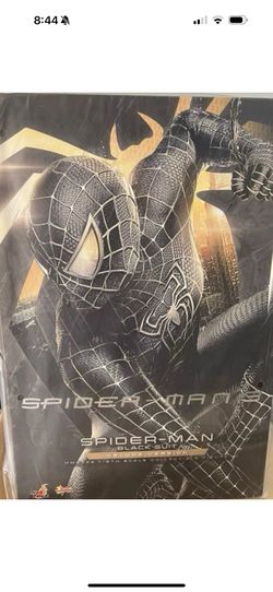 Spider Man 3 Black Suit Deluxe Hot Toys Brand New