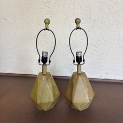 New Small Heavy Geometric Table Lamps