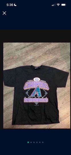 Arizona Diamondbacks 2001 World Series Champions Large Men T-Shirt Vintage Logo