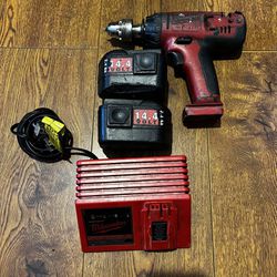 Milwaukee Drill/ 2 Battery’s/ Charger