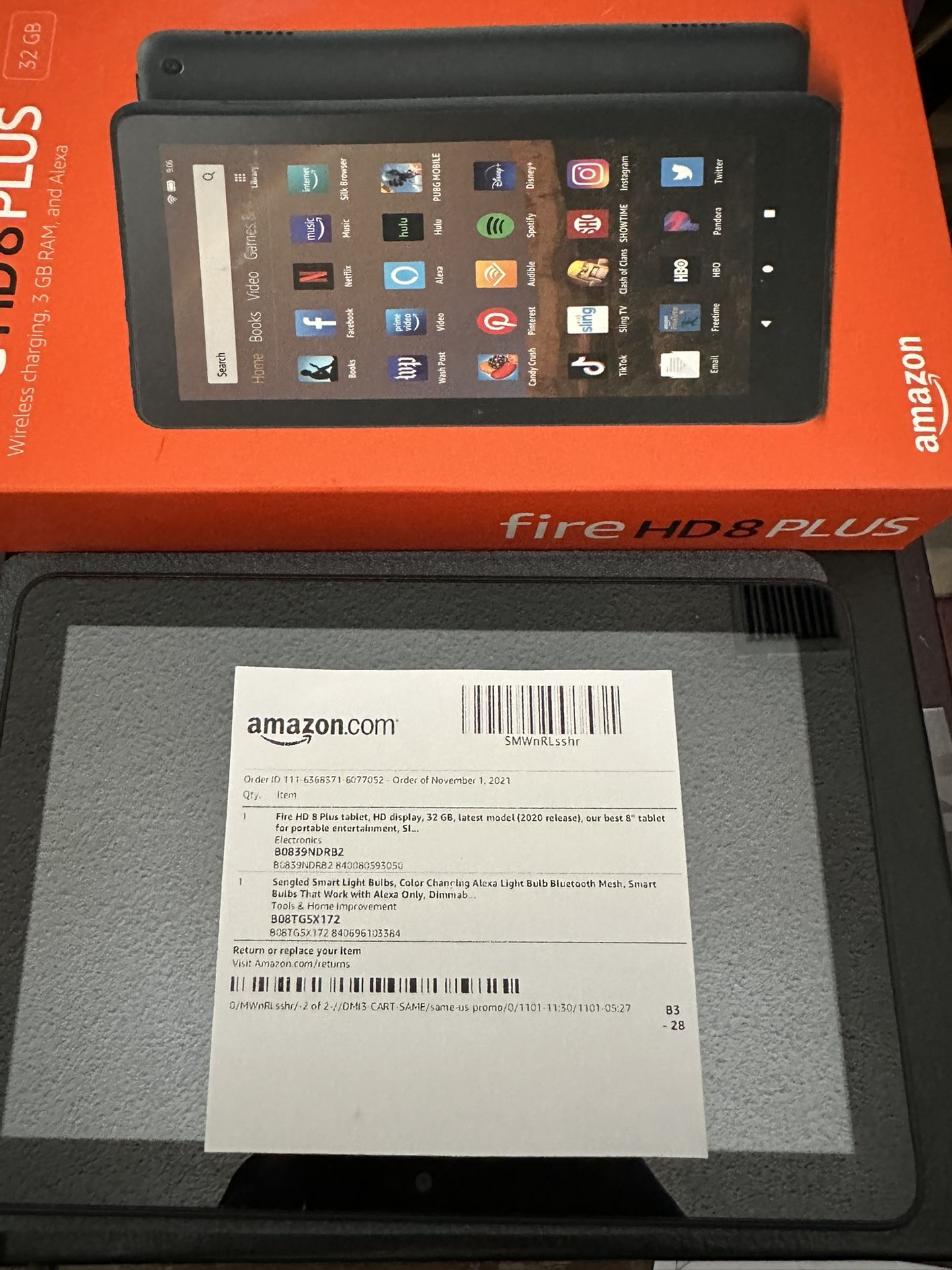 Amazon fire HD 8 Plus 32GB Tablet With Stand