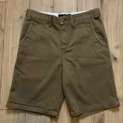 Mens Brown Vans Original Shorts Size 28