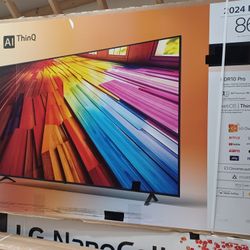 86" Screen Led Smart 4k By LG ThinQ.  1 Year Warranty 