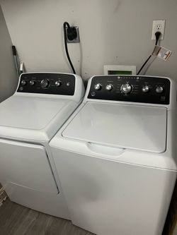 GE washer and dryer