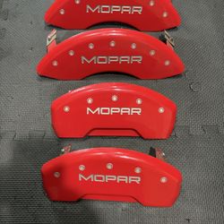 ⭐⭐ 2021-2024 JEEP GRAND CHEROKEE L MGP RED MOPAR BRAKE CALIPER COVER SET 42023S