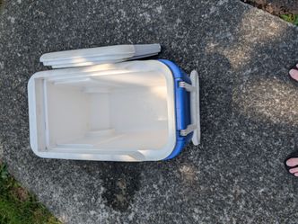 Blue Igloo cooler