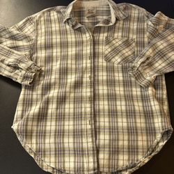 At last & co flannel size L