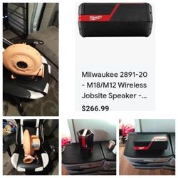 Milwaukee Blue Tooth Spaeker And Blower