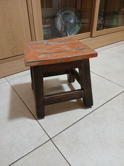 Vintage Plant/Children Stool 10" Tall