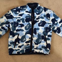 Bape Reversible Fleece Ripstop Jacket 