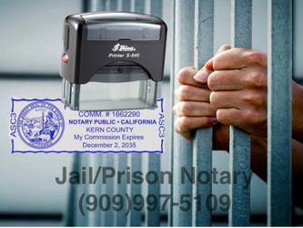 24/7 Prison Notary Stamps