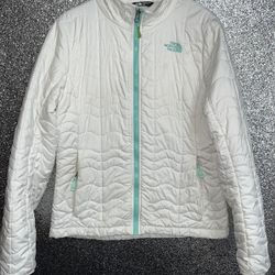 Ladies White The North Face Jacket