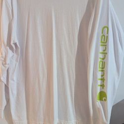 XL Carhartt Logo Long Sleeve Shirts 