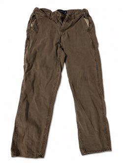 Brown Abercrombie & Fitch Carpenter Pants