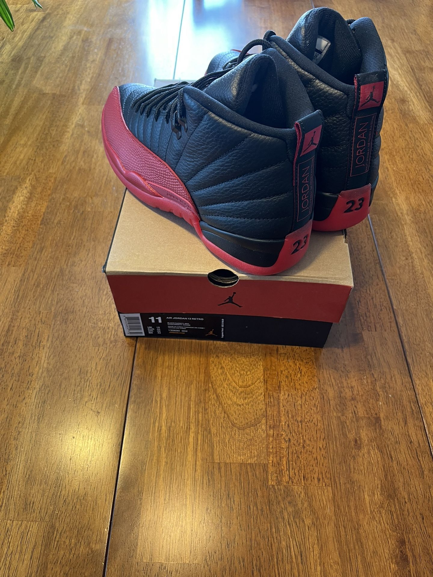 Jordan 12 Flu Game Size 10 And 10.5