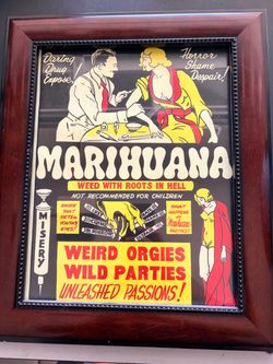 Vintage Marihuana print