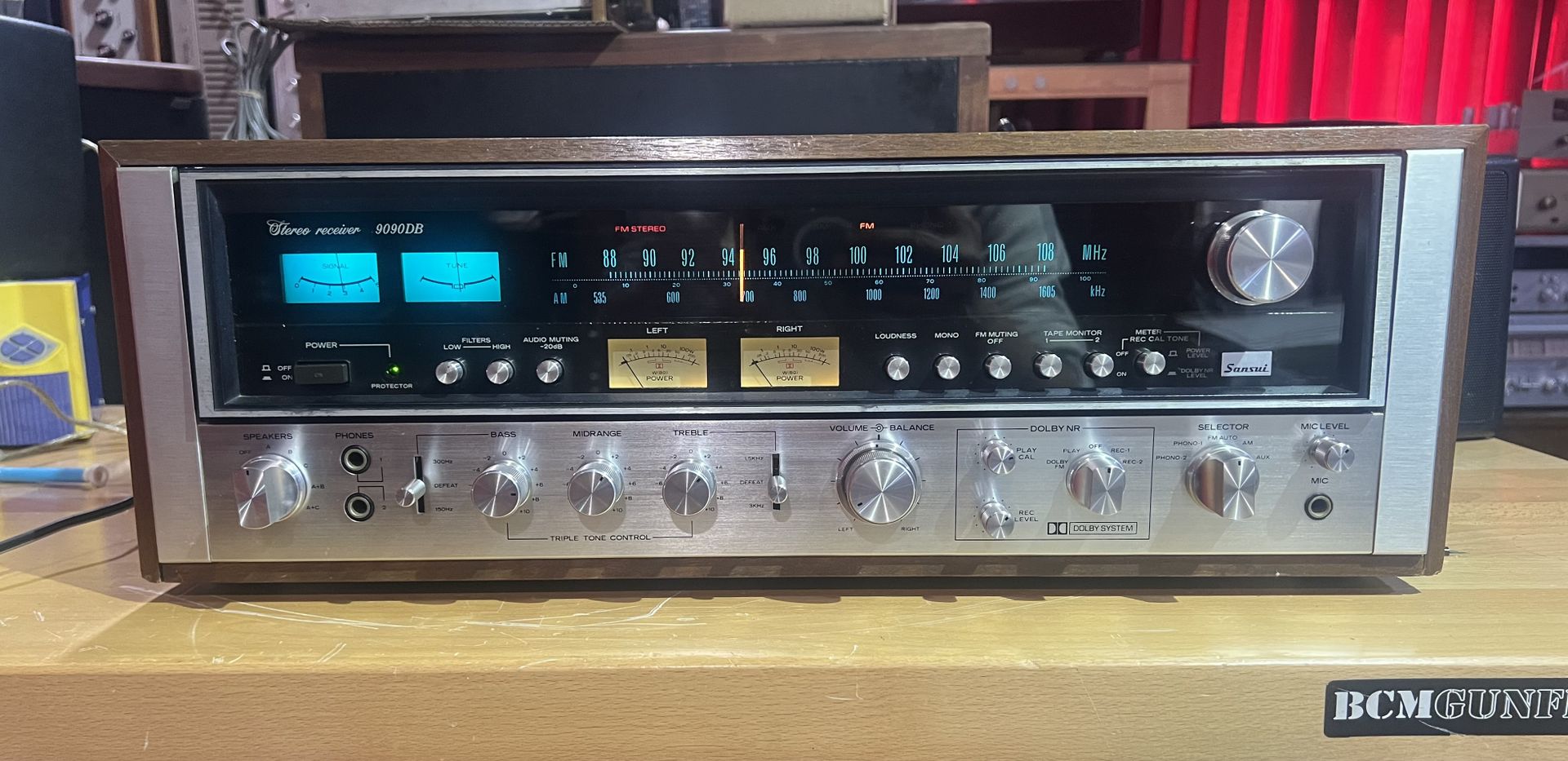 Sansui 9090DB Stereo Receiver - Fully Serviced & Most Of Circuits Board Restored.