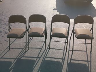 Costco 4 padded chairs