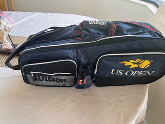 Wilson US Open dual racquet carrier bag
