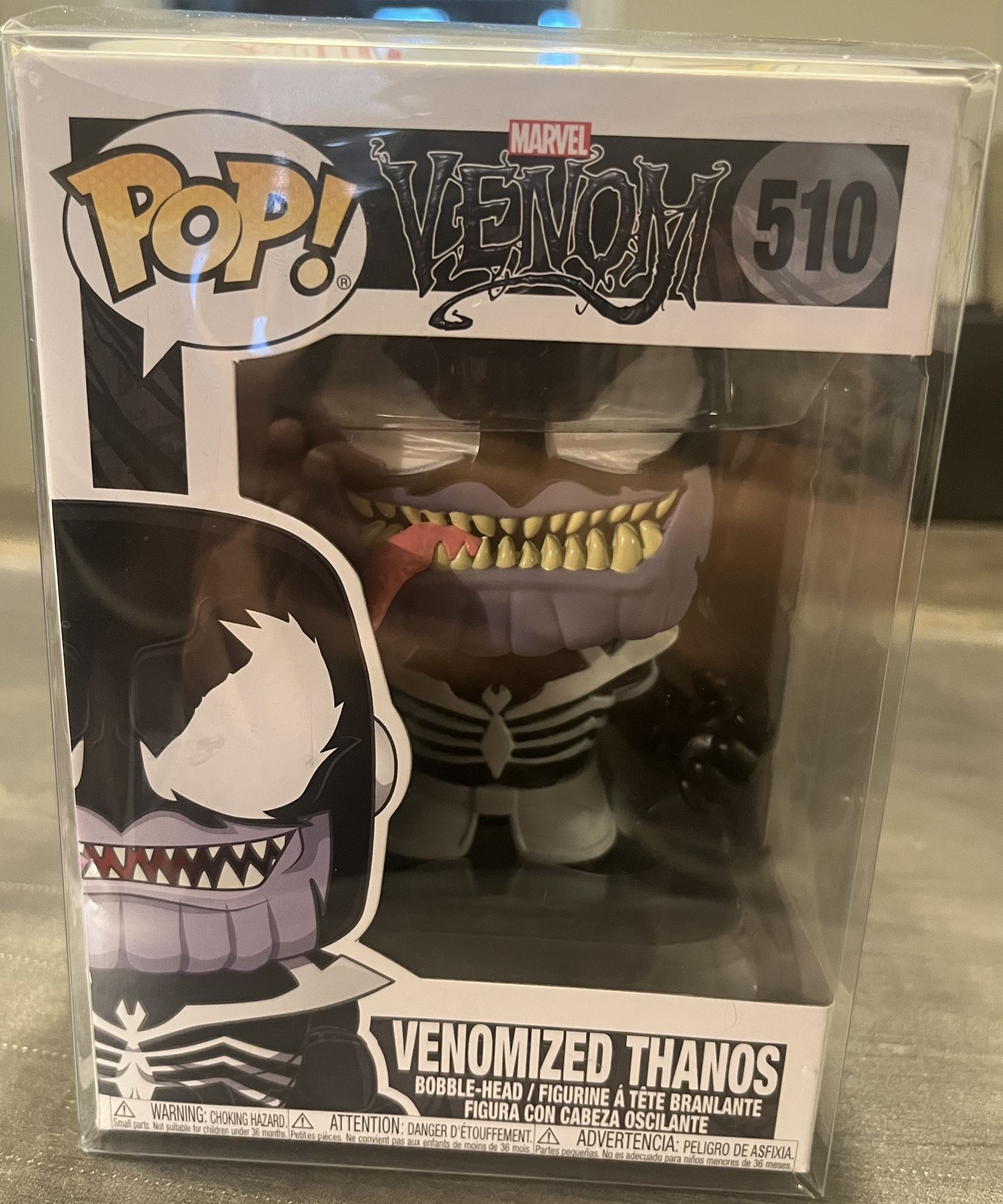 Funko Pop! Vinyl: Venomized Thanos #510 Marvel Venom Figure with Protector Case