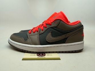 Women 6 - Air Jordan 1 Low SE ‘Black Olive Bright Crimson’