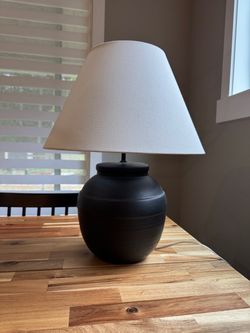 Black Ceramic Lamp - Threshold
