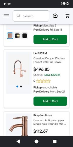 LAIFUCAM Classical Copper Kitchen Faucet with Pull Down Sprayer Rose (RETAILS OVER 490.00)