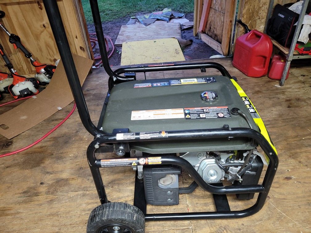 Ryobi 6500 Watt Generator Used Like New Working Well