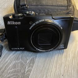Nikon Coolpix S8100 12.1MP Digital Camera 10x Zoom Full HD – For Parts/Repair