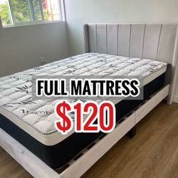 New Full Mattress Only $120