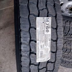 Semi-Truck Tire 295/75/22.5   Bridgestone M760  O NLY 1 TIRE AVAILABLE 