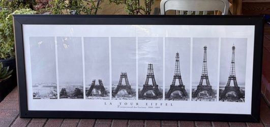 Z Gallarie Frame Print La Tour Eiffel Picture - Image DIM 65x29x1.5 in