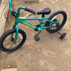 Cannondale Kids Bike With Training Wheels