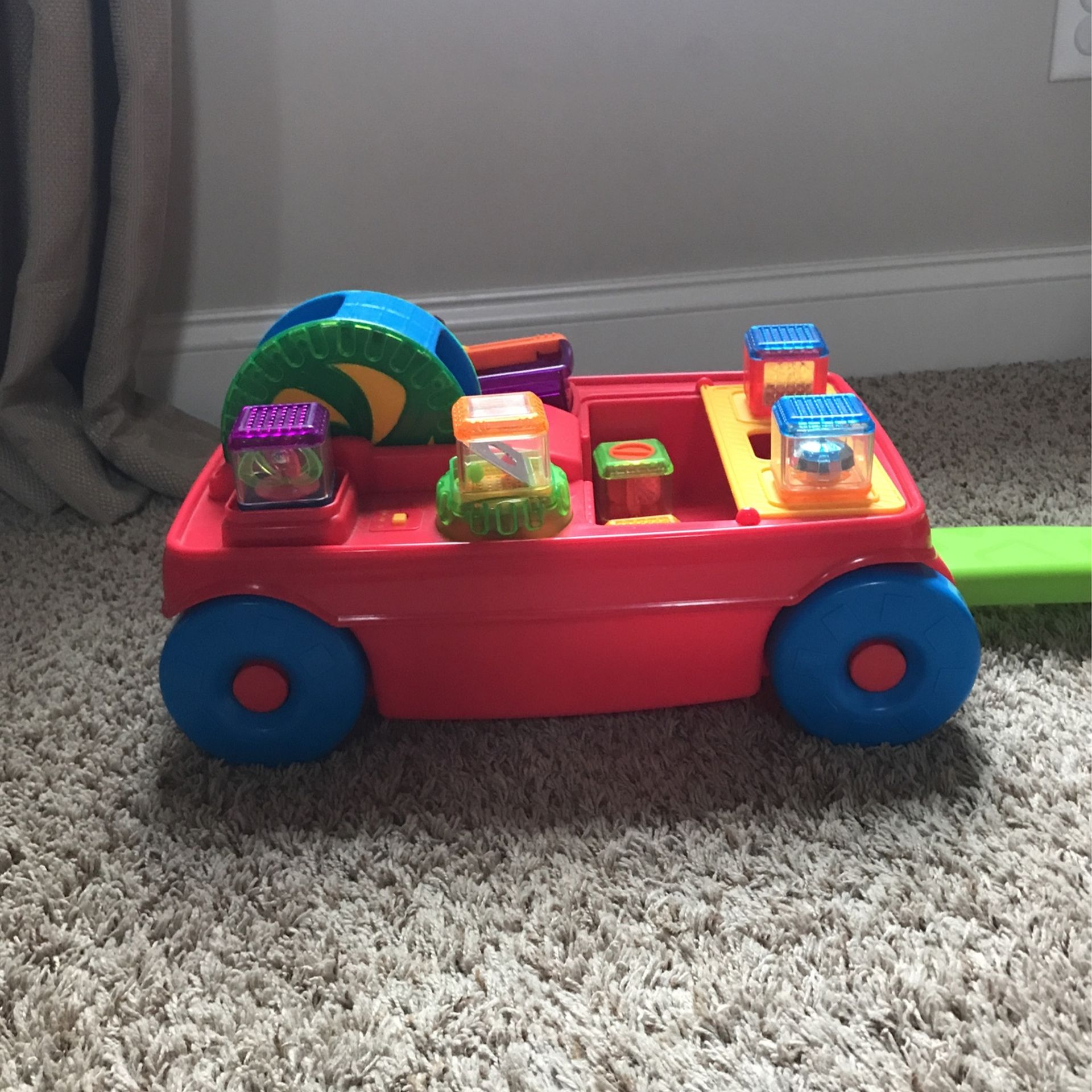 Fisher Price Peek A Blocks 2 In 1 Activity Wagon