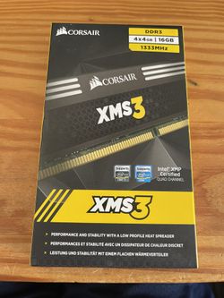 XMS3 - 4x4gb memory- 1333MHz