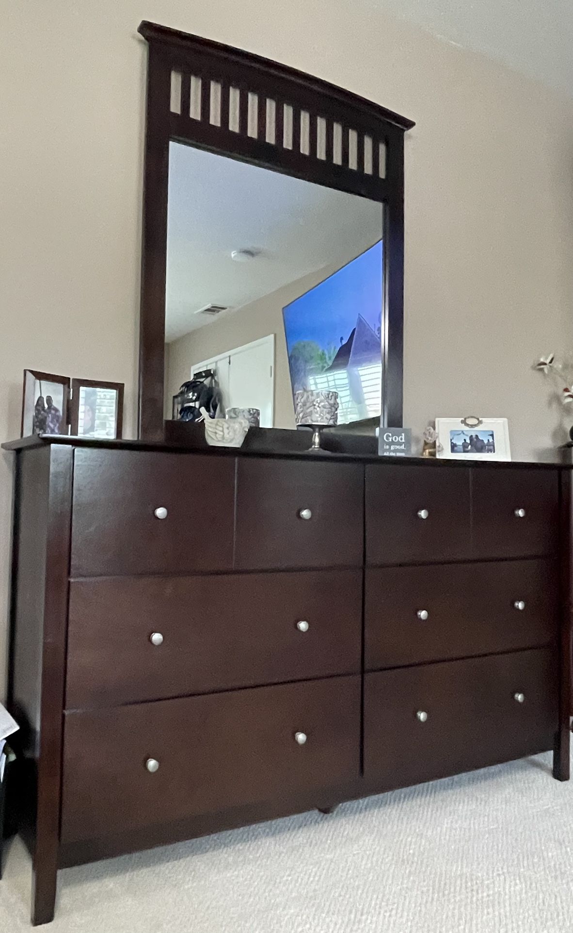 Dresser and Mirror